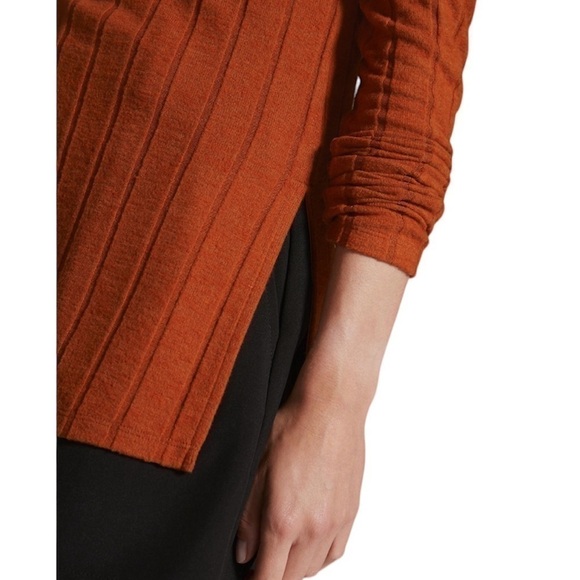 By Anthropologie Ribbed Side-Slit Tunic XS - Picture 2 of 4